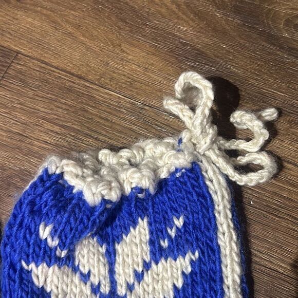 NWOT Woolrich Womens Blue Snowflake Knit Chalet Sock Slippers Size 5-6 - Picture 5 of 6